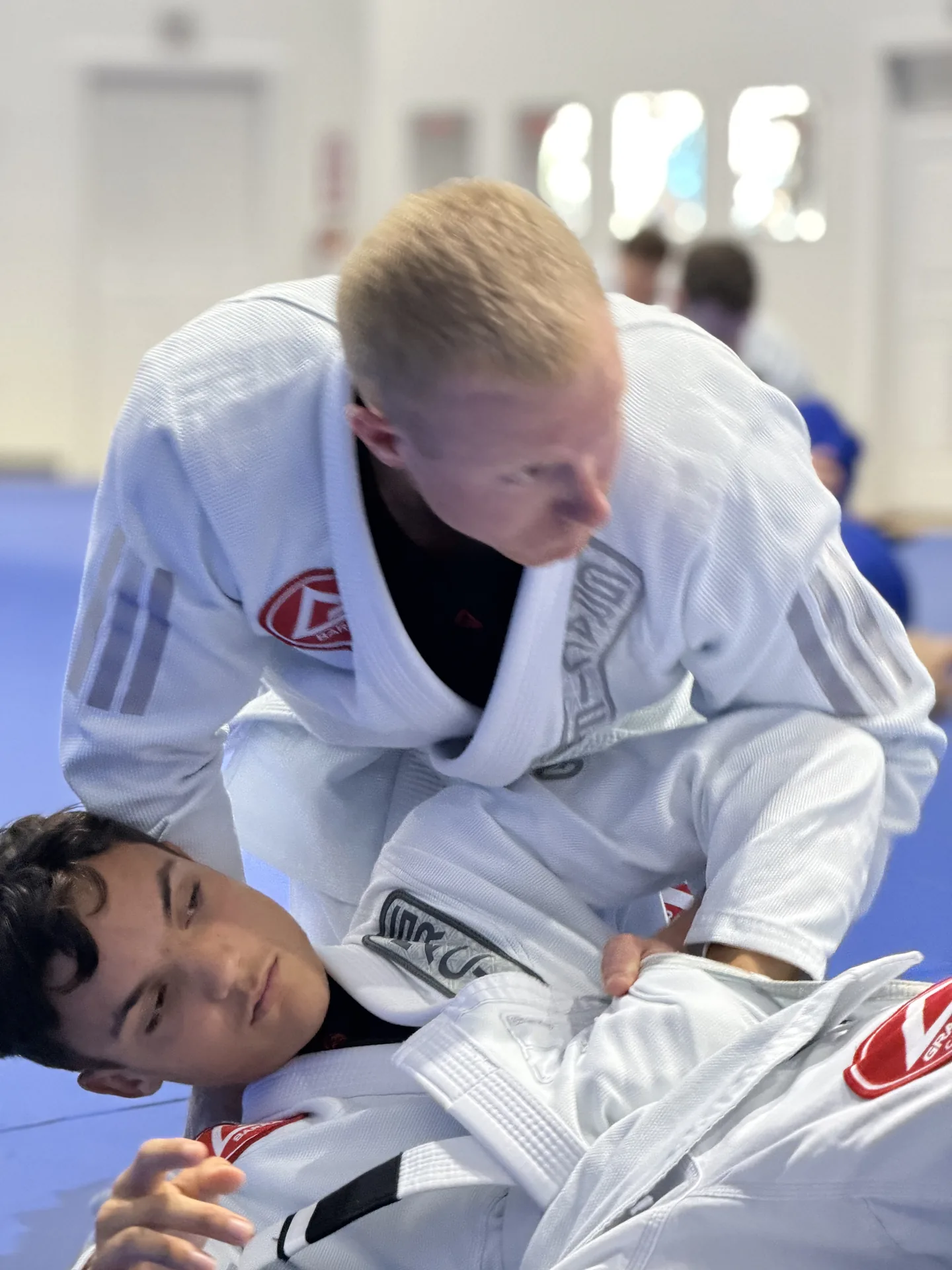 Adult Brazilian Jiu-Jitsu training at Gracie Barra Kenwood