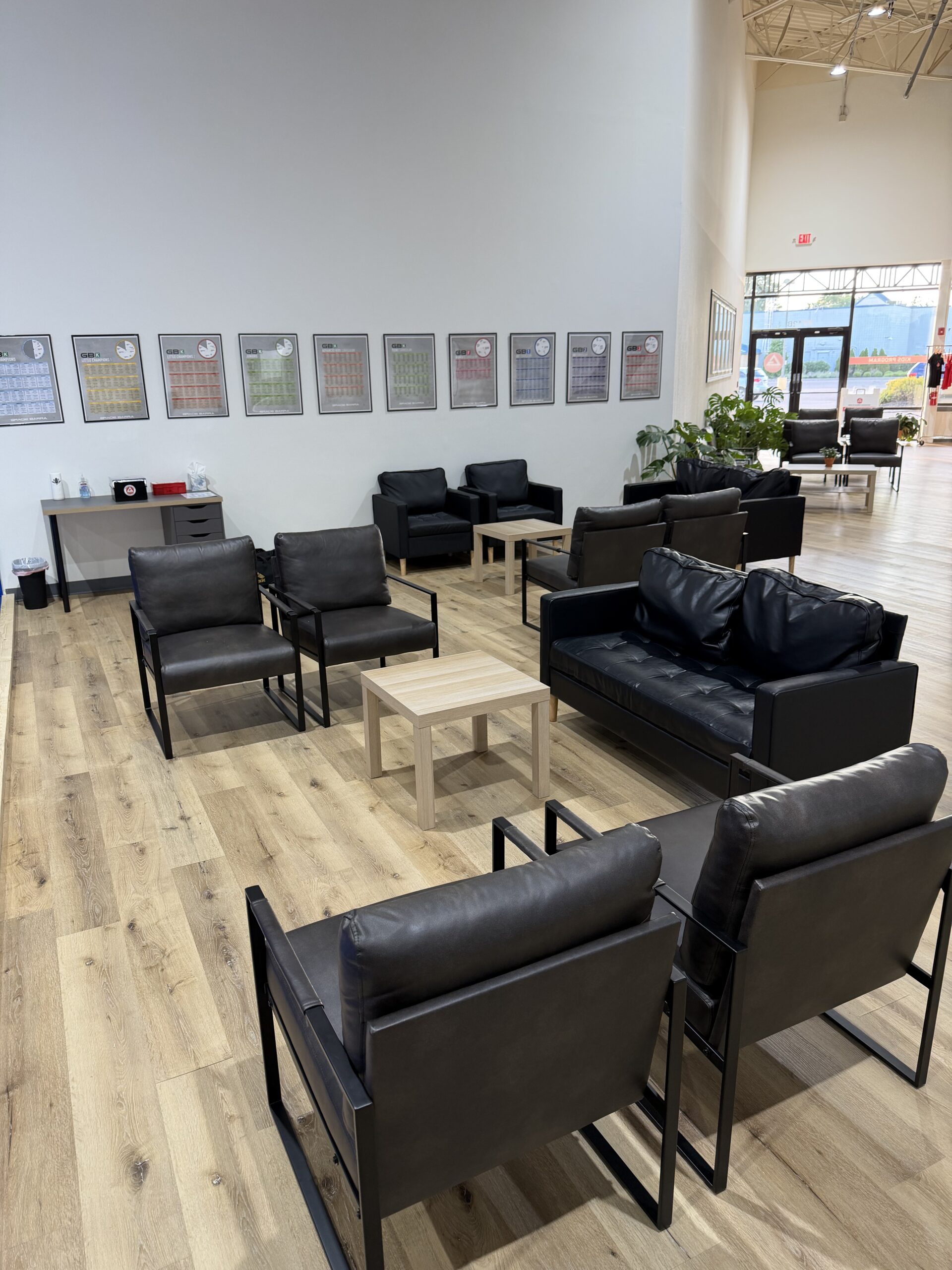 Gracie Barra Kenwood welcome lounge